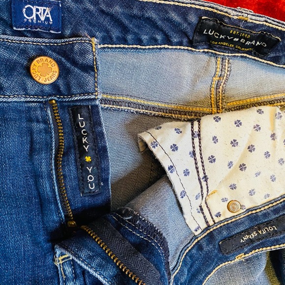 Lucky Brand Lolita Womens ORTA Premium blue jeans size 12/31 - Picture 6 of 11